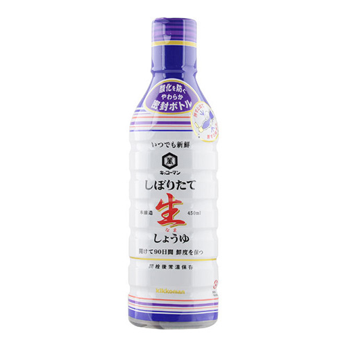萬 いつでも新鮮 搾立て生醤油 450ｍｌ
